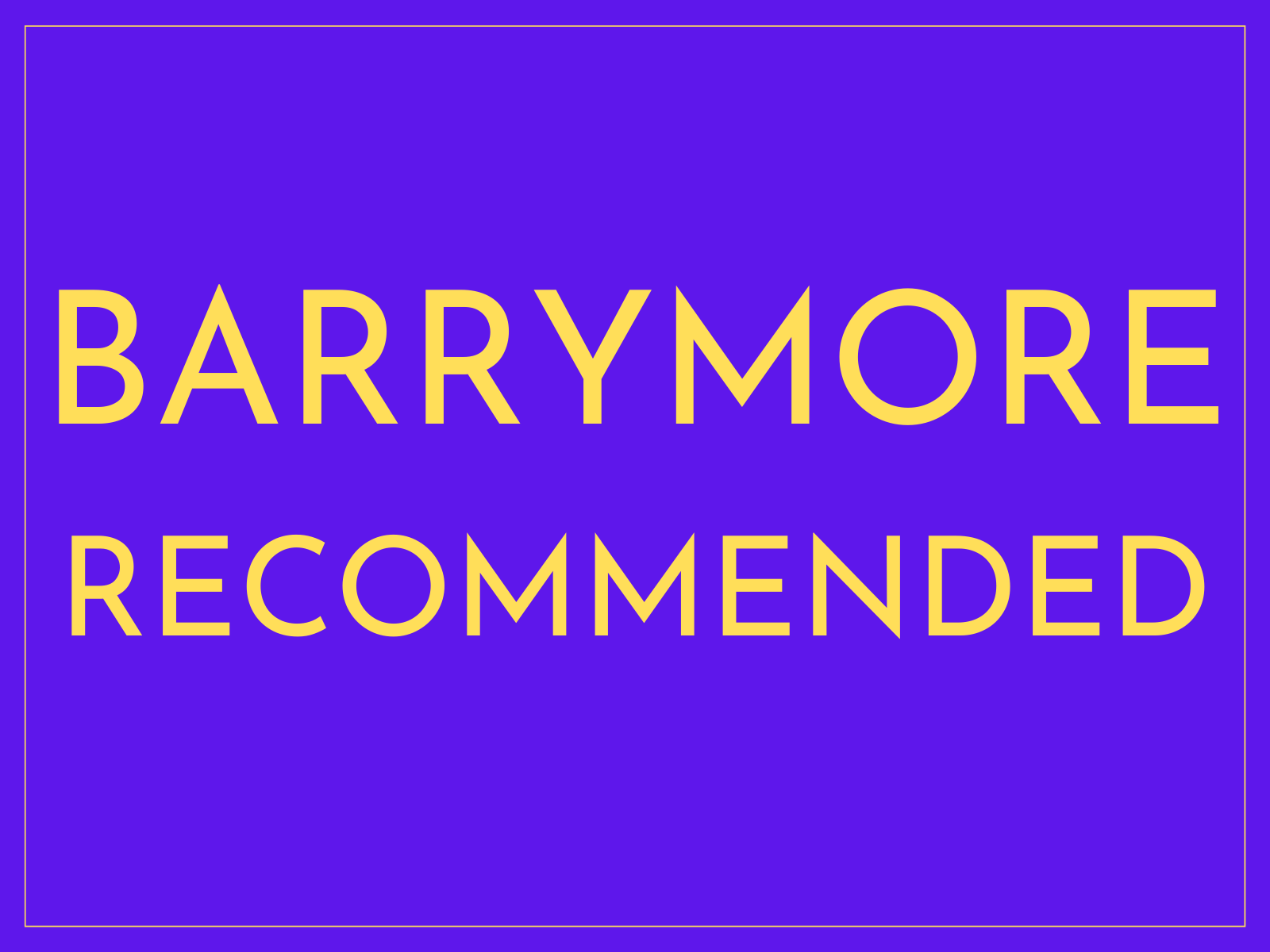 1600x1200 Barrymore Recommended